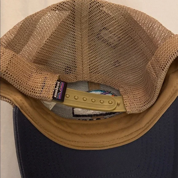 Patagonia Blue and Brown Trucker Hat - Picture 3 of 5